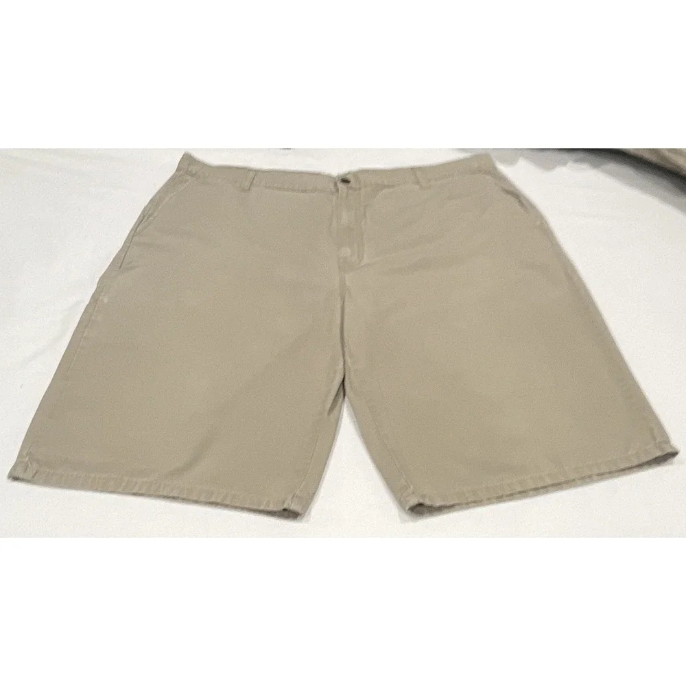 Dickies Mens 42 Khaki Ripstop Cargo Shorts Relaxed Fit Cotton W214845 Tan